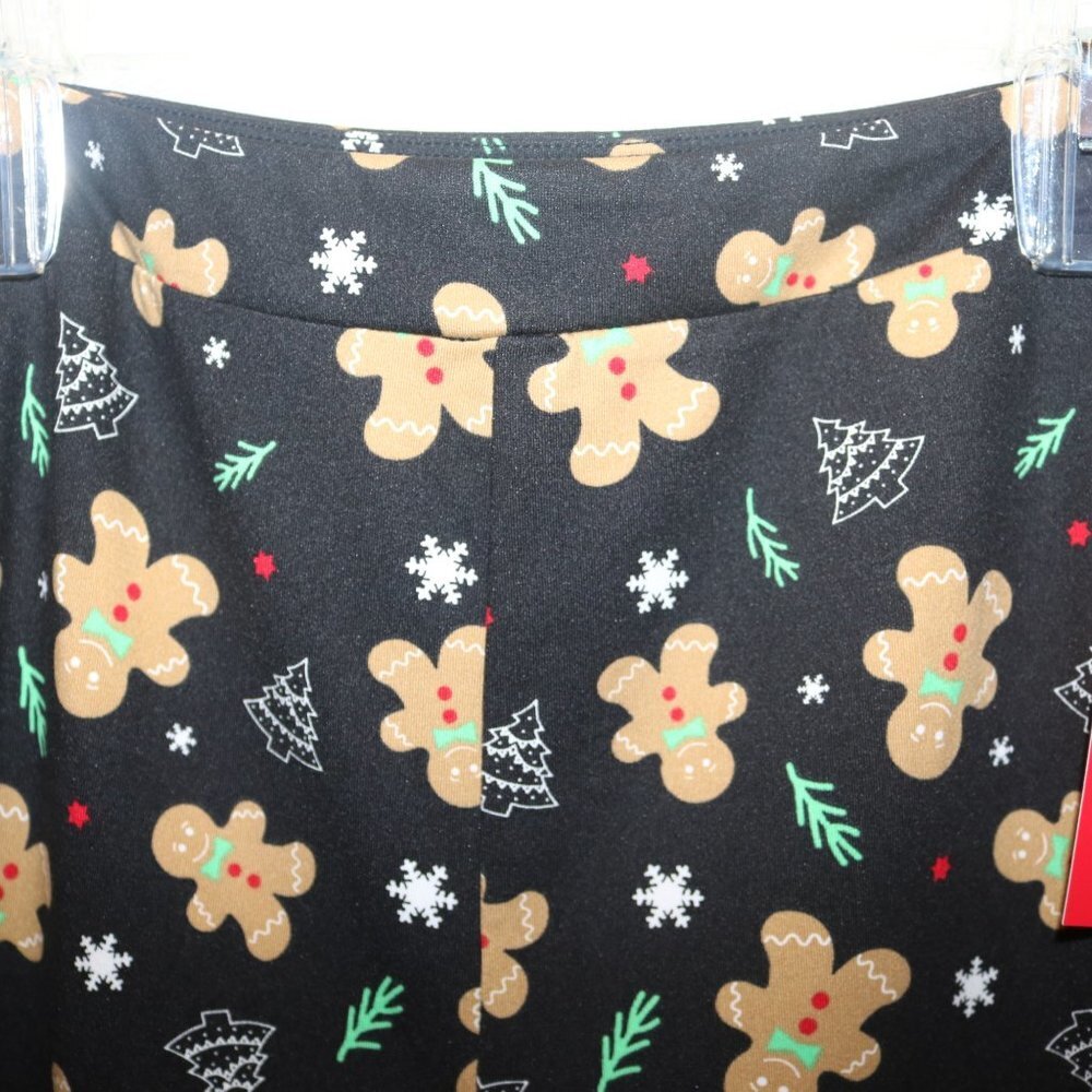 Kohl's Gingerbread man leggings size small nwt - Picture 2 of 4